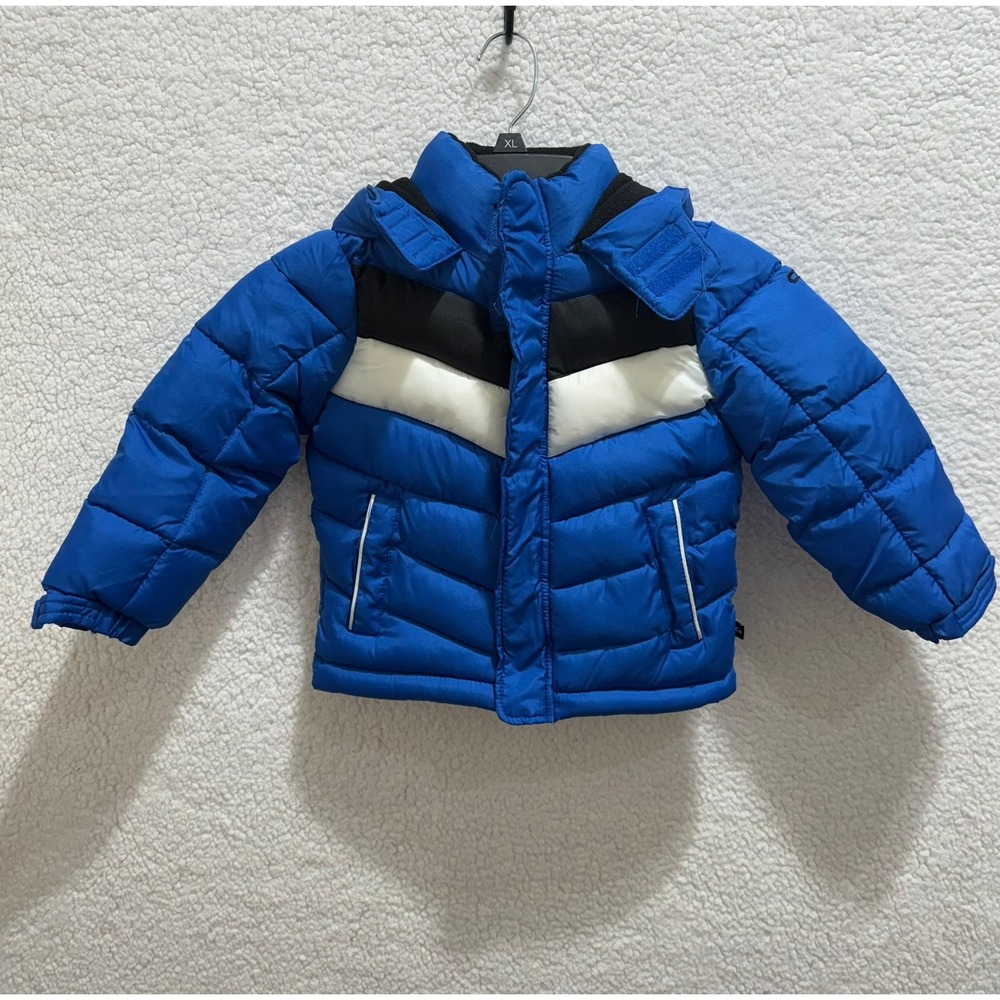 CB‎ Sports Kids Blue Puffer Jacket Arctic Weather Protection Size 3T